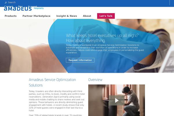 m-tech.com site used Amadeus-hospitality