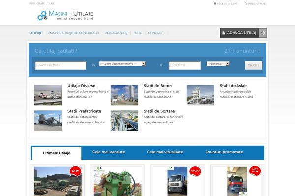 Ct theme site design template sample