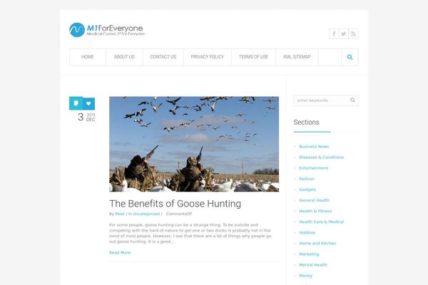 MediCure theme site design template sample