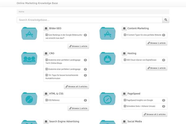 WP Knowledge Base theme site design template sample