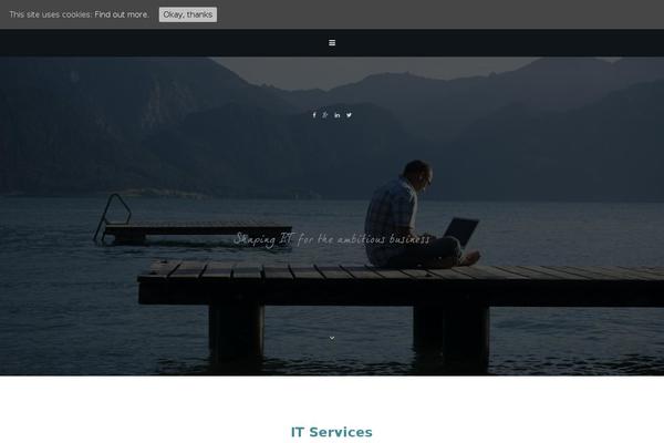 Landy theme site design template sample