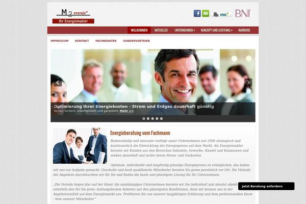 m2energie.com site used Openbiz