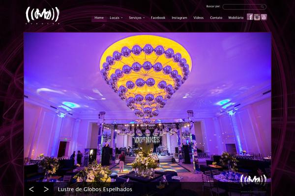 m2eventos.com site used M2eventos