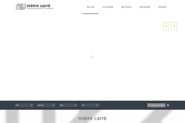 Realty theme site design template sample