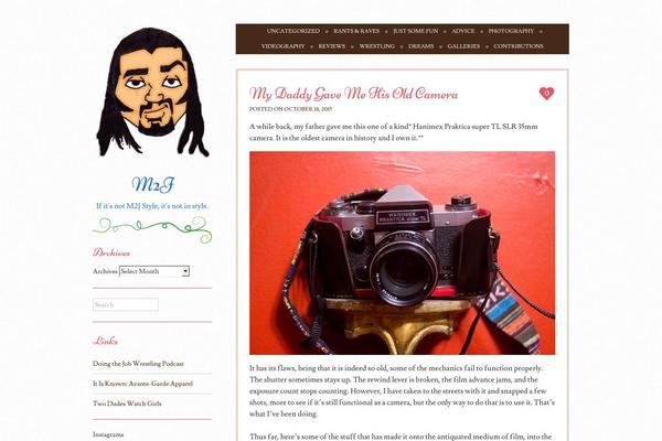 Forever theme site design template sample