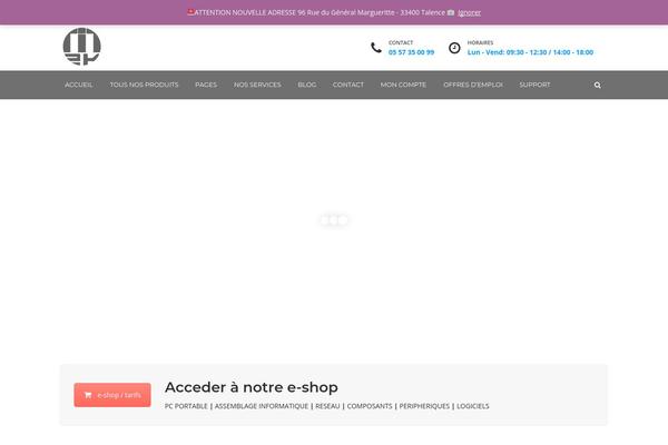 Ostrya theme site design template sample