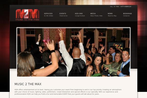 m2mdjs.com site used Award-theme