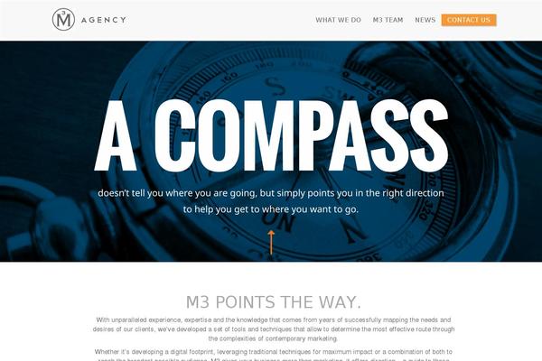 m3agency.com site used M3-thrive
