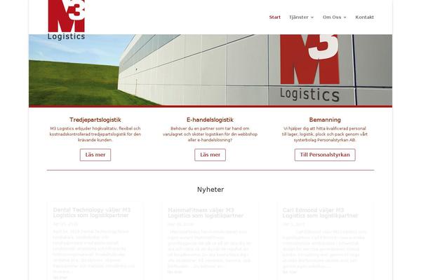 Divi Child theme site design template sample