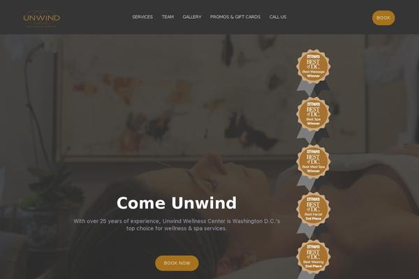 m3massage.com site used Unwindwell