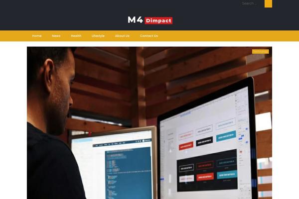 m4dimpact.com site used WP Newspaper