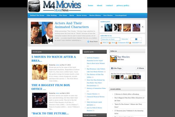 WhosWho theme site design template sample