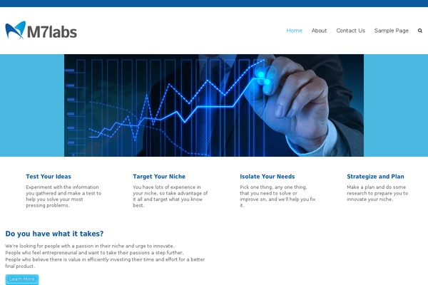 Meteor theme site design template sample