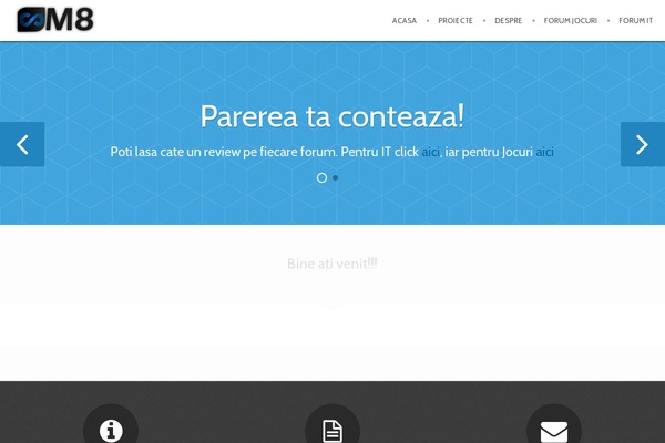 Anacron theme site design template sample