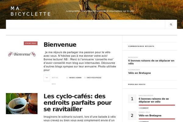 JustWrite theme site design template sample