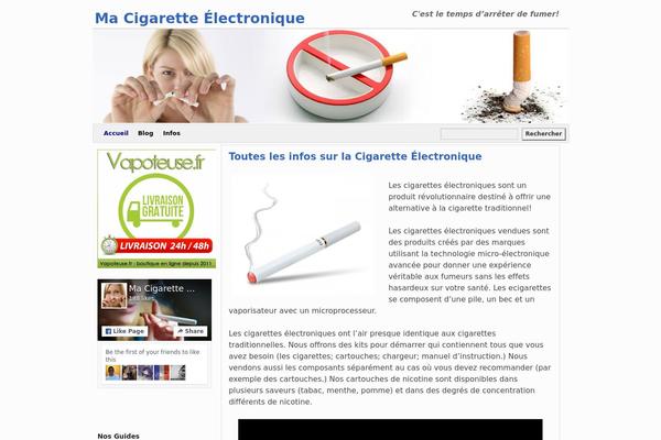 ma-cigarette-electronique.fr site used BlogMagazine