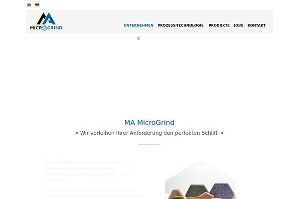 Infinite theme site design template sample