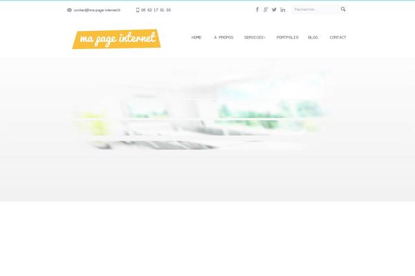 Terra theme site design template sample