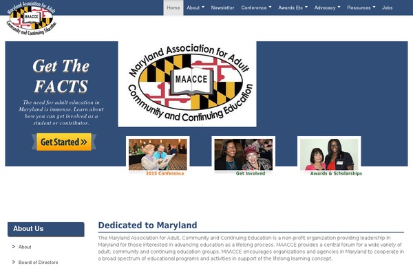 maaccemd.org site used Maacce