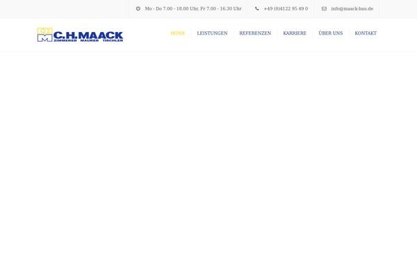 Constructo theme site design template sample