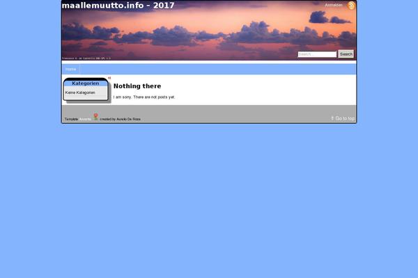 Annarita theme site design template sample