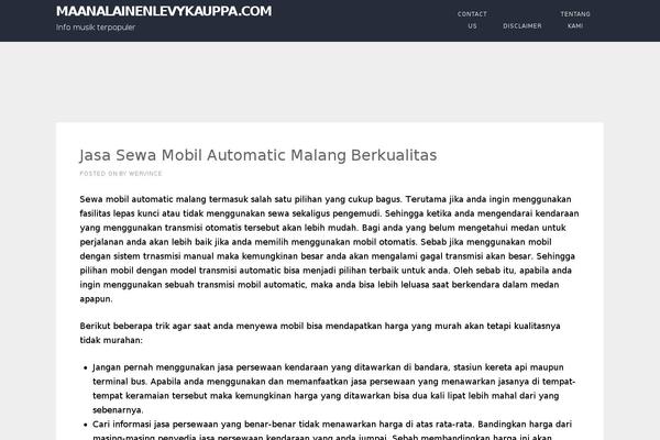 Site using Easy Custom Auto Excerpt plugin