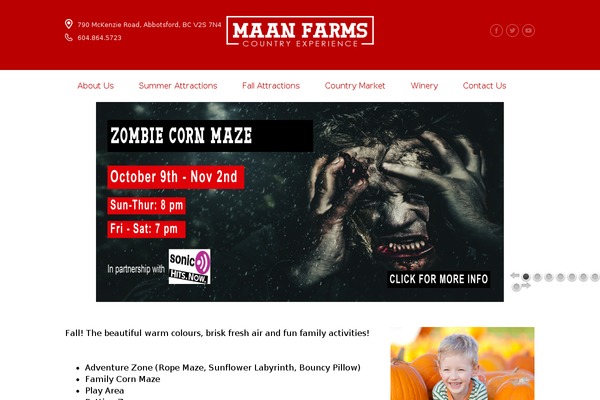 Site using Information Reel plugin