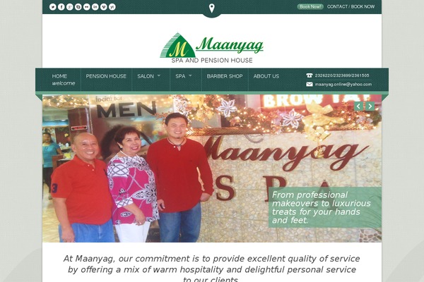 Hotel theme site design template sample