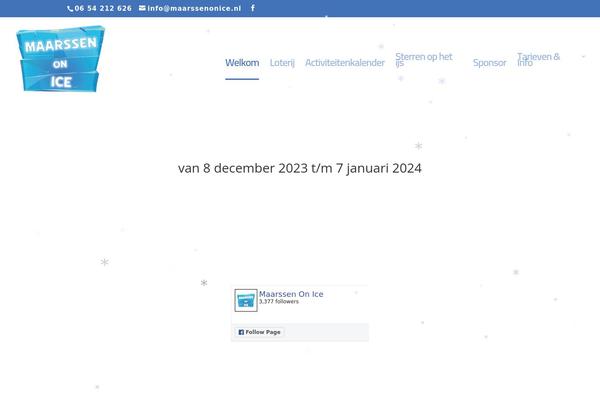 Site using Wp-snow plugin