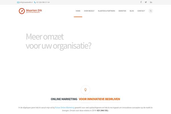 California-wp theme site design template sample