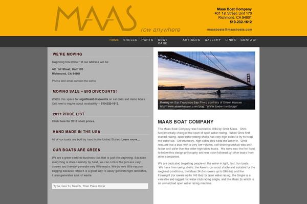 maasboats.com site used Headway-2014-4205