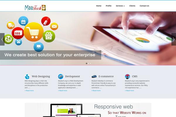 Biznez Lite theme site design template sample