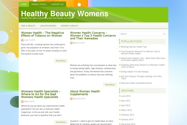 maatg.org site used Healthfit