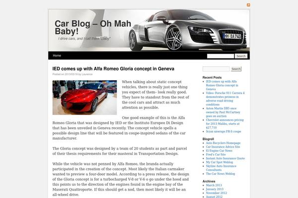 Twist of Ten theme site design template sample