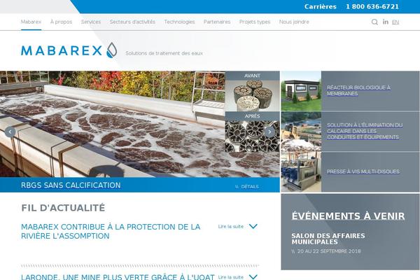 mabarex.com site used Theme-mabarex
