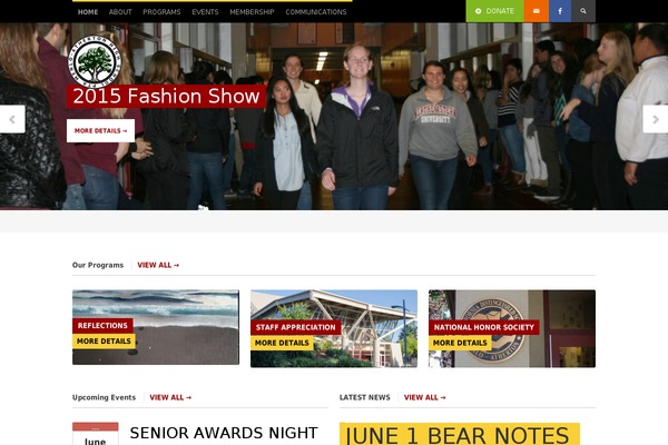 mabearspta.org site used Mission v.2.2