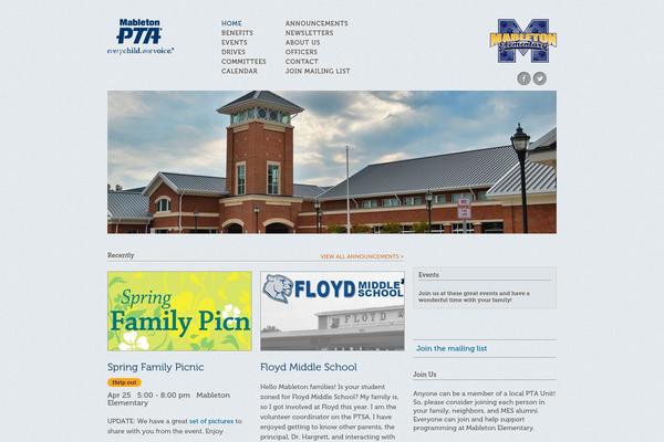 mabletonpta.com site used Mabletonpta