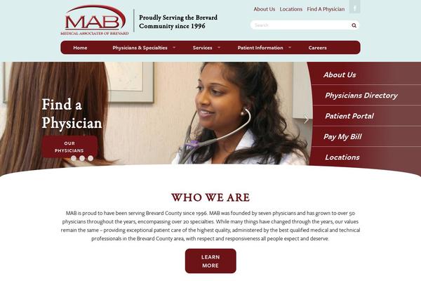 Mab theme site design template sample