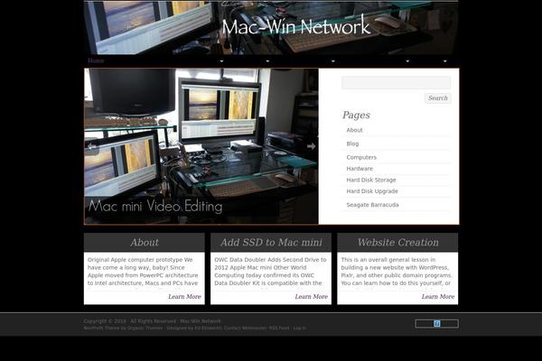 NonProfit theme site design template sample