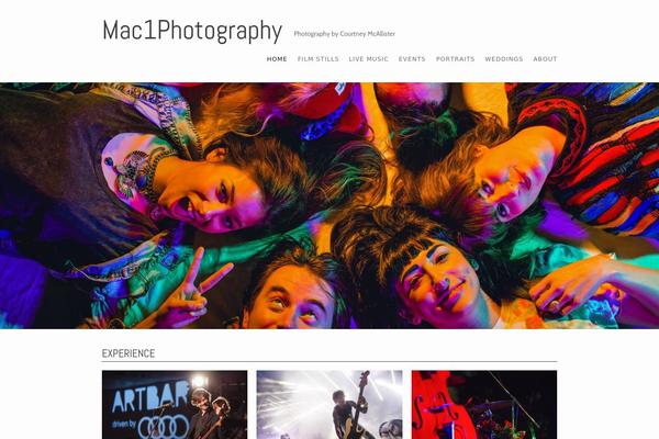 Full Frame theme site design template sample