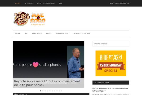 Magazine Pro theme site design template sample