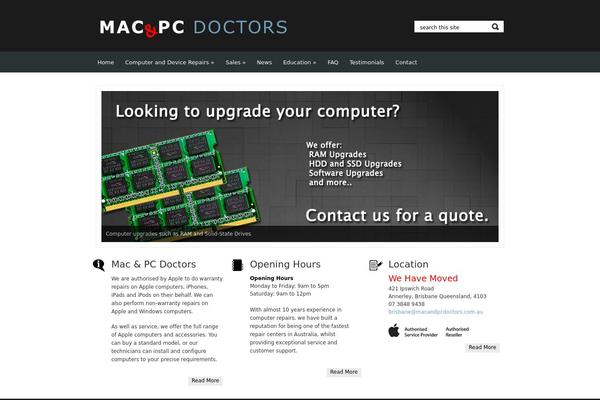 Site using Storefront Footer Bar plugin