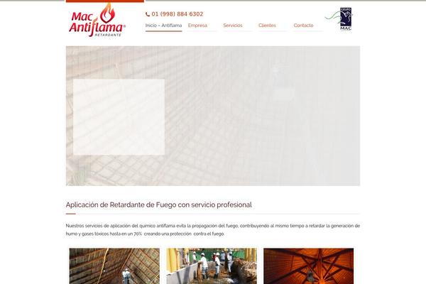 Industrial theme site design template sample