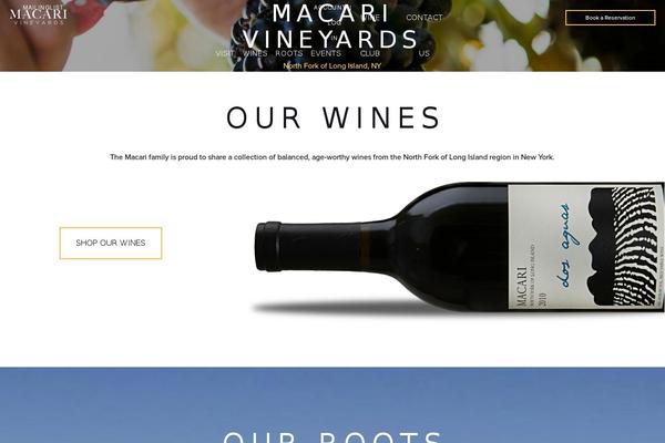 macariwines.com site used Macari-wines-theme