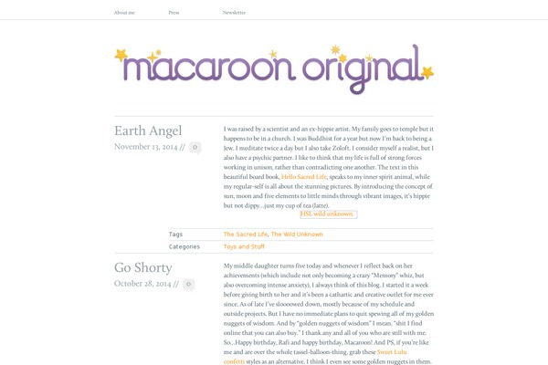 Atelier theme site design template sample