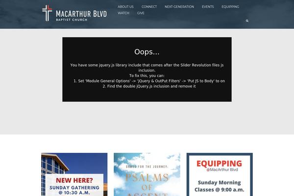 Site using Grace-church-utils plugin
