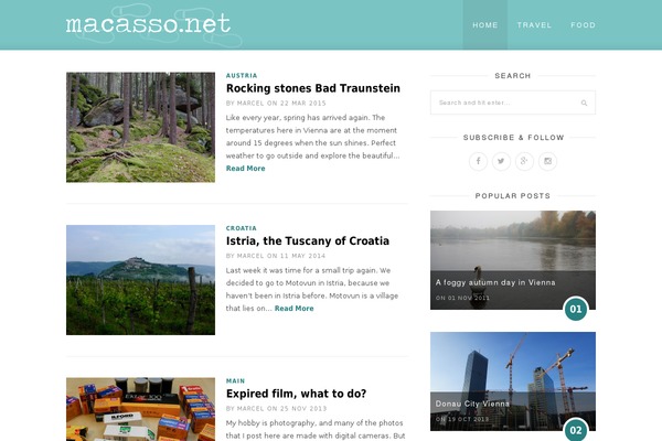 Cassia theme site design template sample