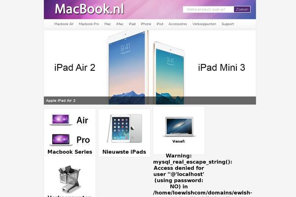 macbook.nl site used Macbook