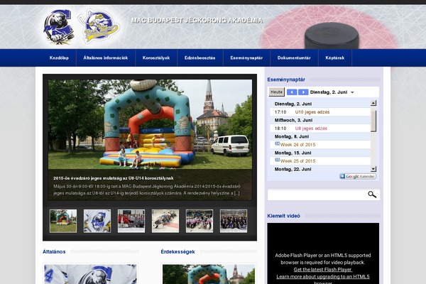 Broadcast theme site design template sample