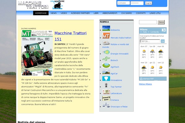 SuperMag theme site design template sample